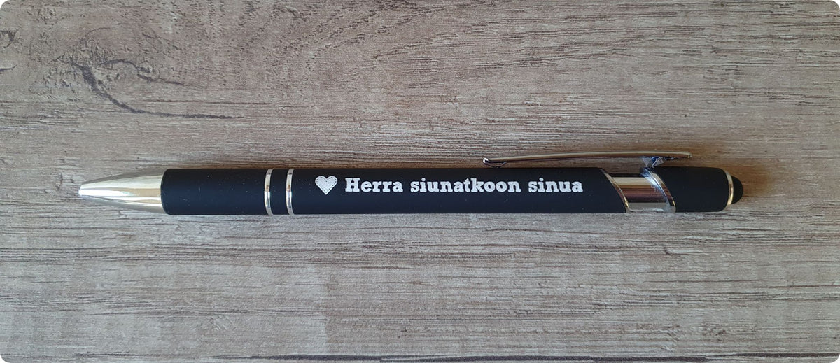 Kuulakärkikynä "Herra siunatkoon sinua"