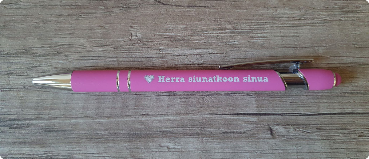 Kuulakärkikynä "Herra siunatkoon sinua"