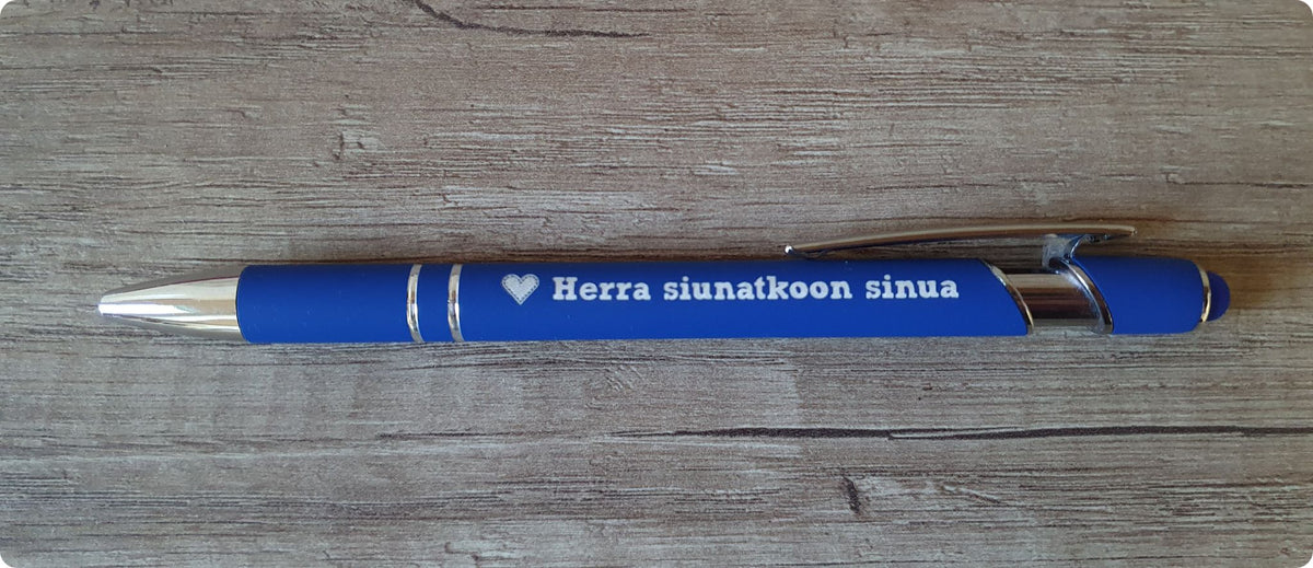 Kuulakärkikynä "Herra siunatkoon sinua"