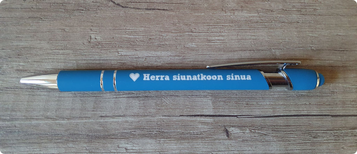 Kuulakärkikynä "Herra siunatkoon sinua"