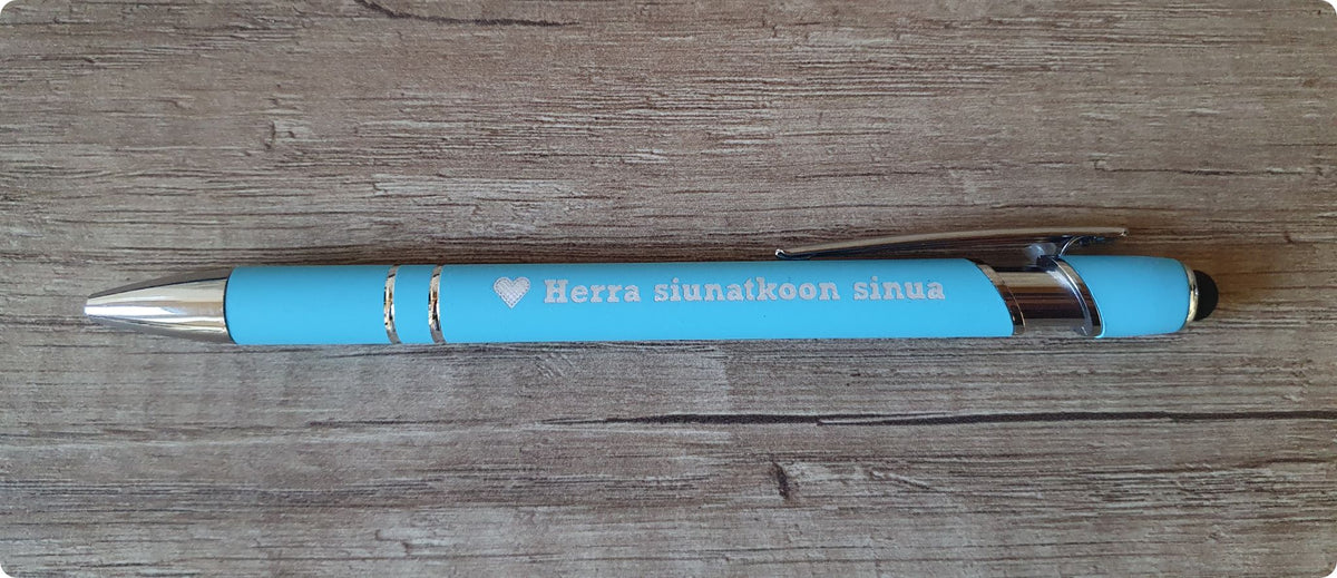 Kuulakärkikynä "Herra siunatkoon sinua"