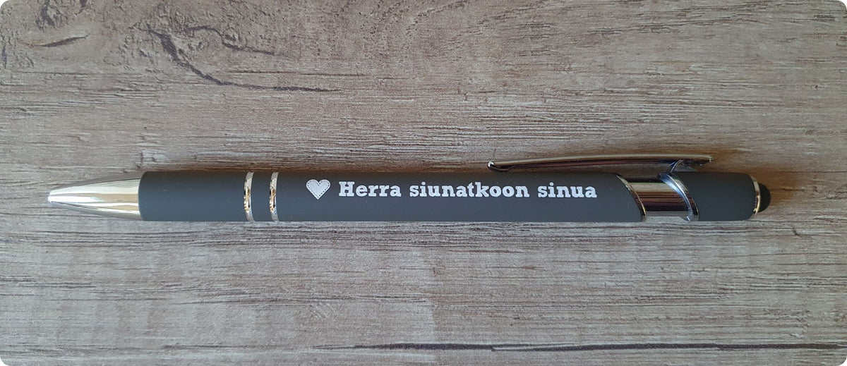 Kuulakärkikynä "Herra siunatkoon sinua"