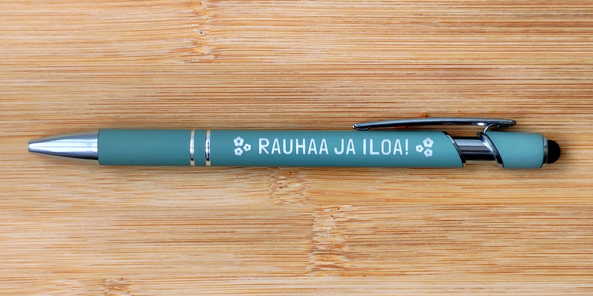 Kuulakärkikynä "Rauhaa ja iloa!"