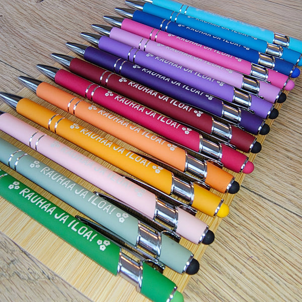 Kuulakärkikynä "Rauhaa ja iloa!"