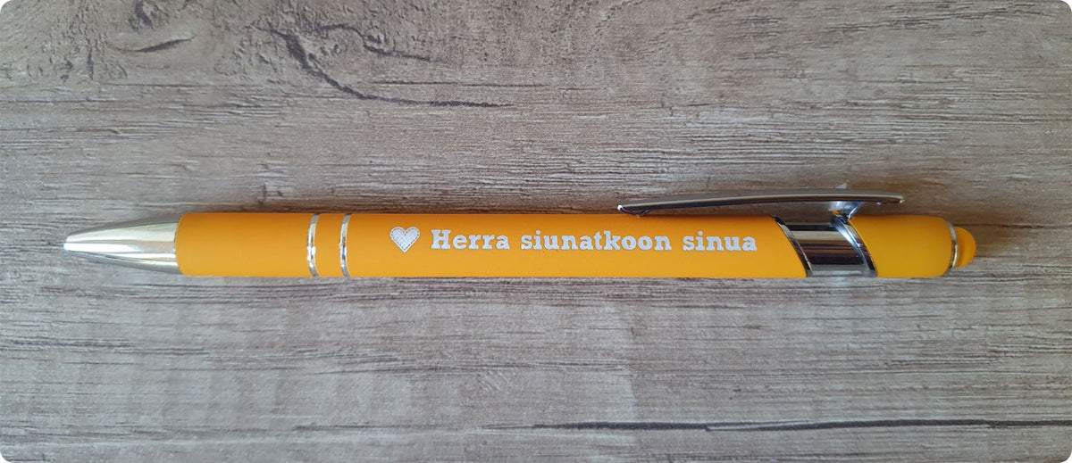 Kuulakärkikynä "Herra siunatkoon sinua"