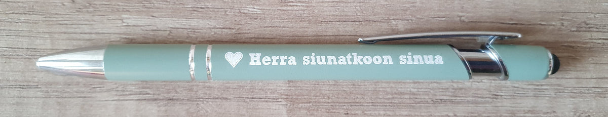 Kuulakärkikynä "Herra siunatkoon sinua"