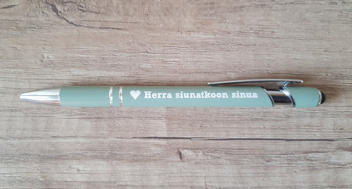 Kuulakärkikynä "Herra siunatkoon sinua"