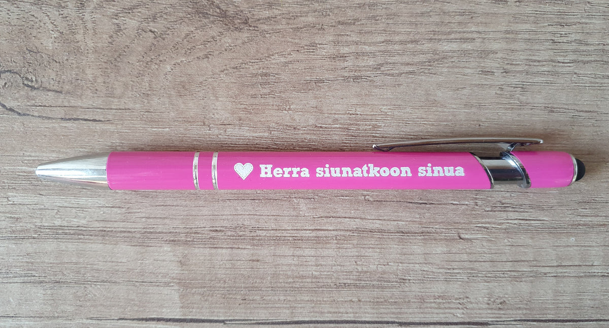 Kuulakärkikynä "Herra siunatkoon sinua"