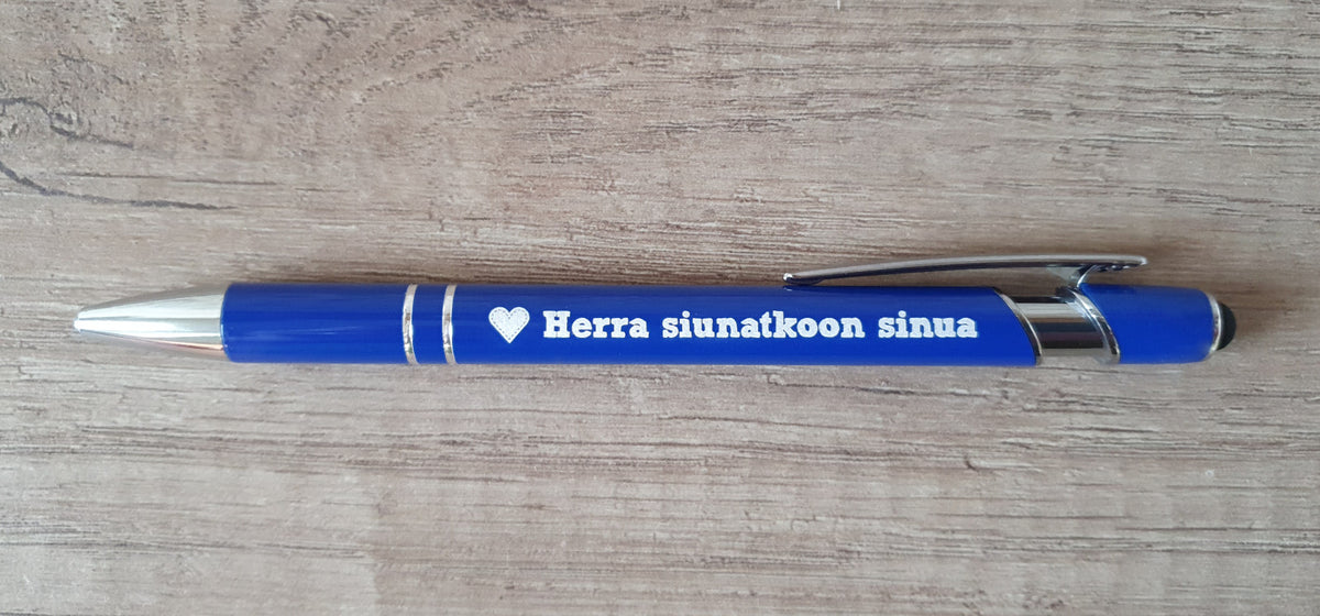 Kuulakärkikynä "Herra siunatkoon sinua"