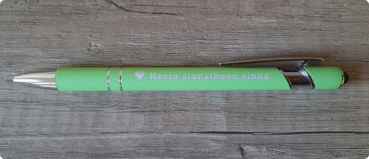 Kuulakärkikynä "Herra siunatkoon sinua"