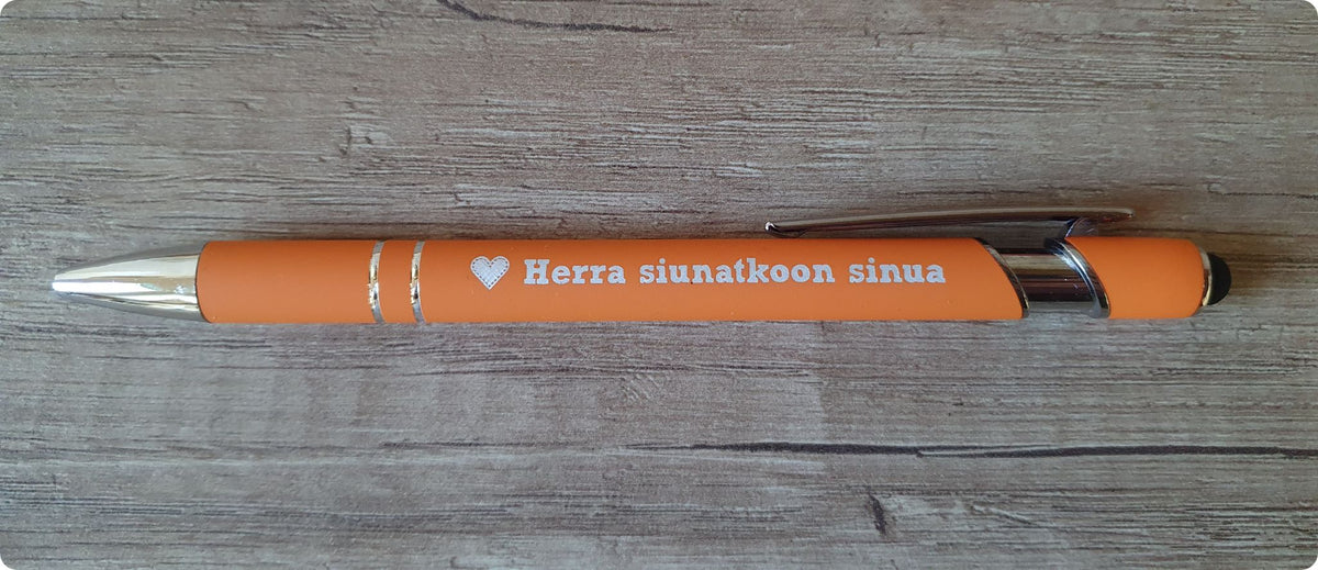 Kuulakärkikynä "Herra siunatkoon sinua"