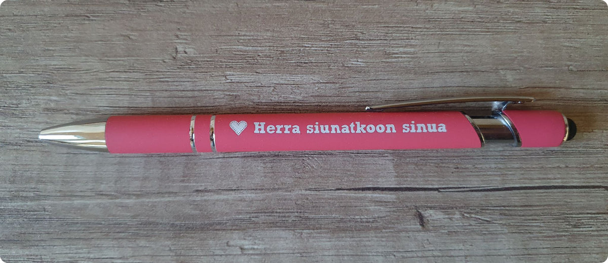 Kuulakärkikynä "Herra siunatkoon sinua"