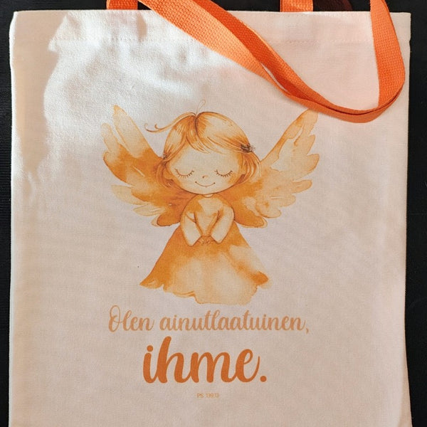 Kangaskassi "Olen ainutlaatuinen, ihme."