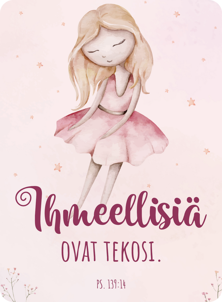 Magneetti "Ihmeellisiä ovat tekosi."