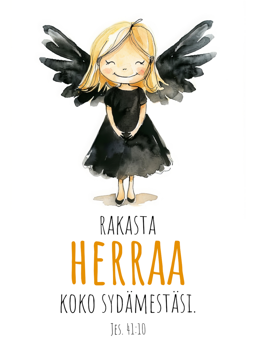 Magneetti "Rakasta Herraa koko sydämestäsi."