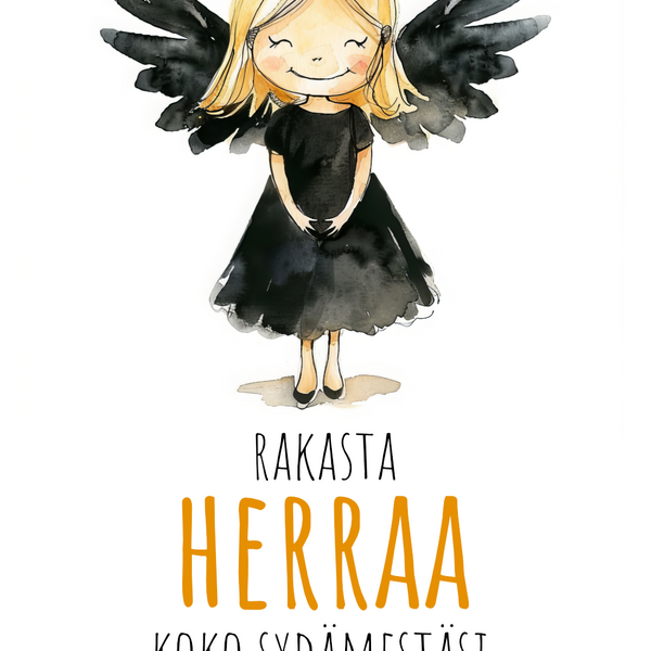Magneetti "Rakasta Herraa koko sydämestäsi."