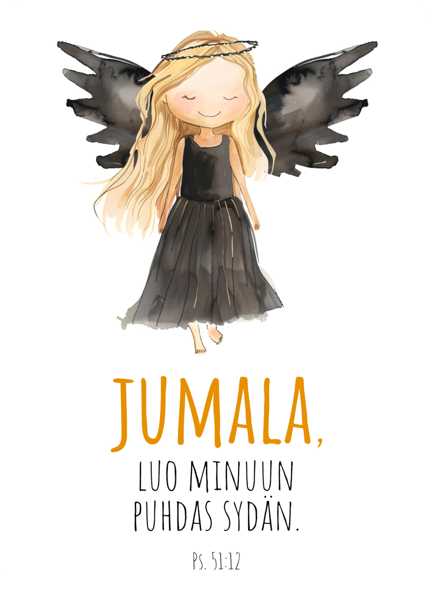 Magneetti "Jumala, luo minuun puhdas sydän."