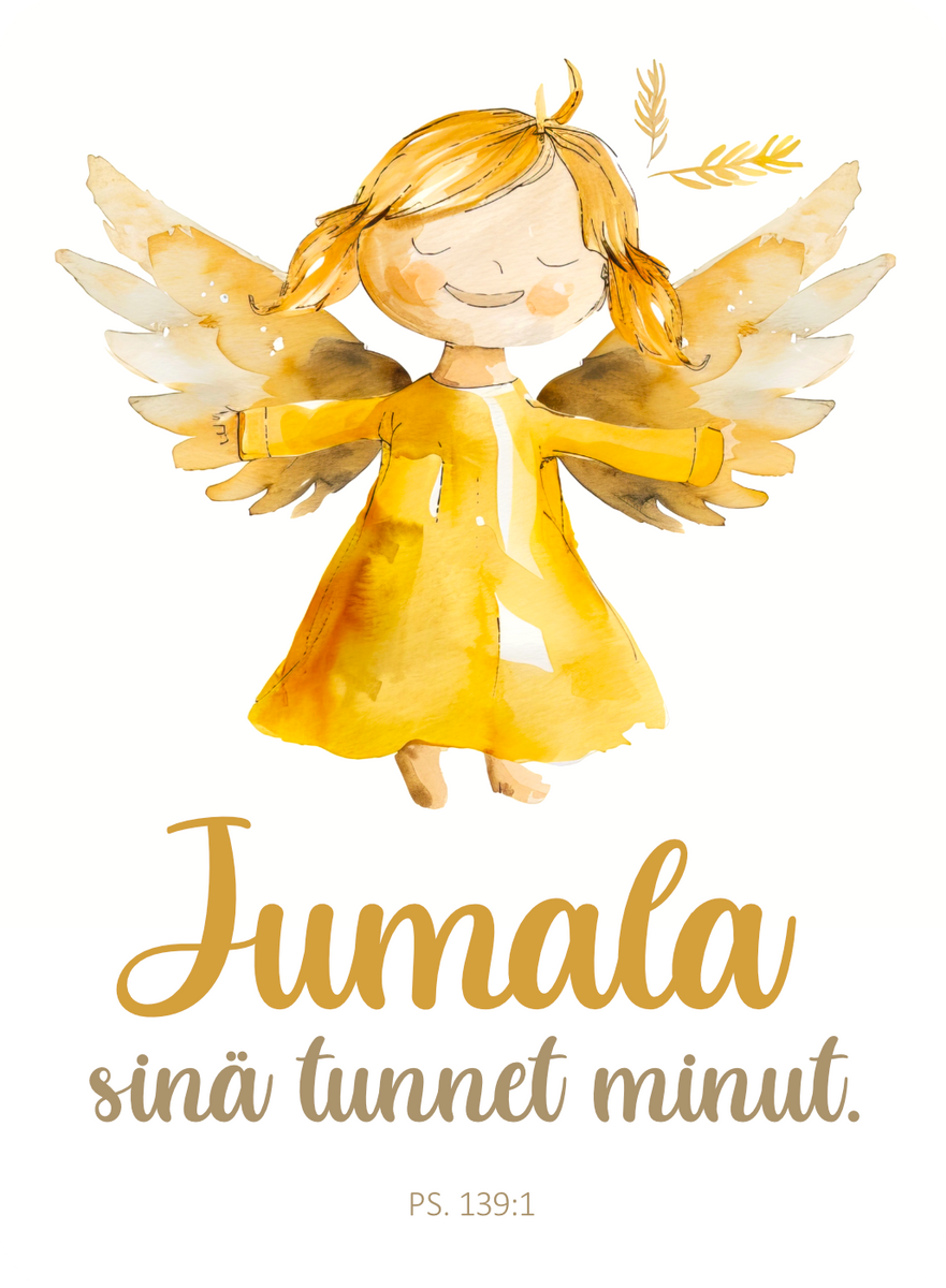Magneetti "Jumala, sinä tunnet minut."