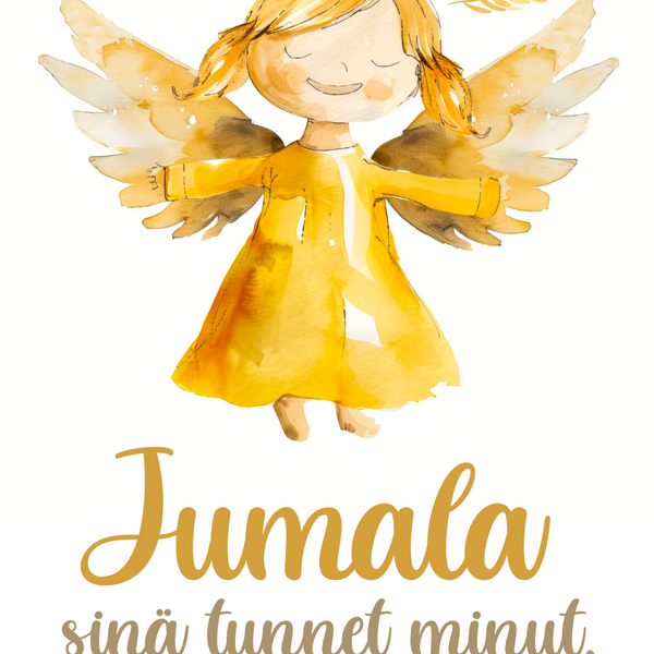Magneetti "Jumala, sinä tunnet minut."