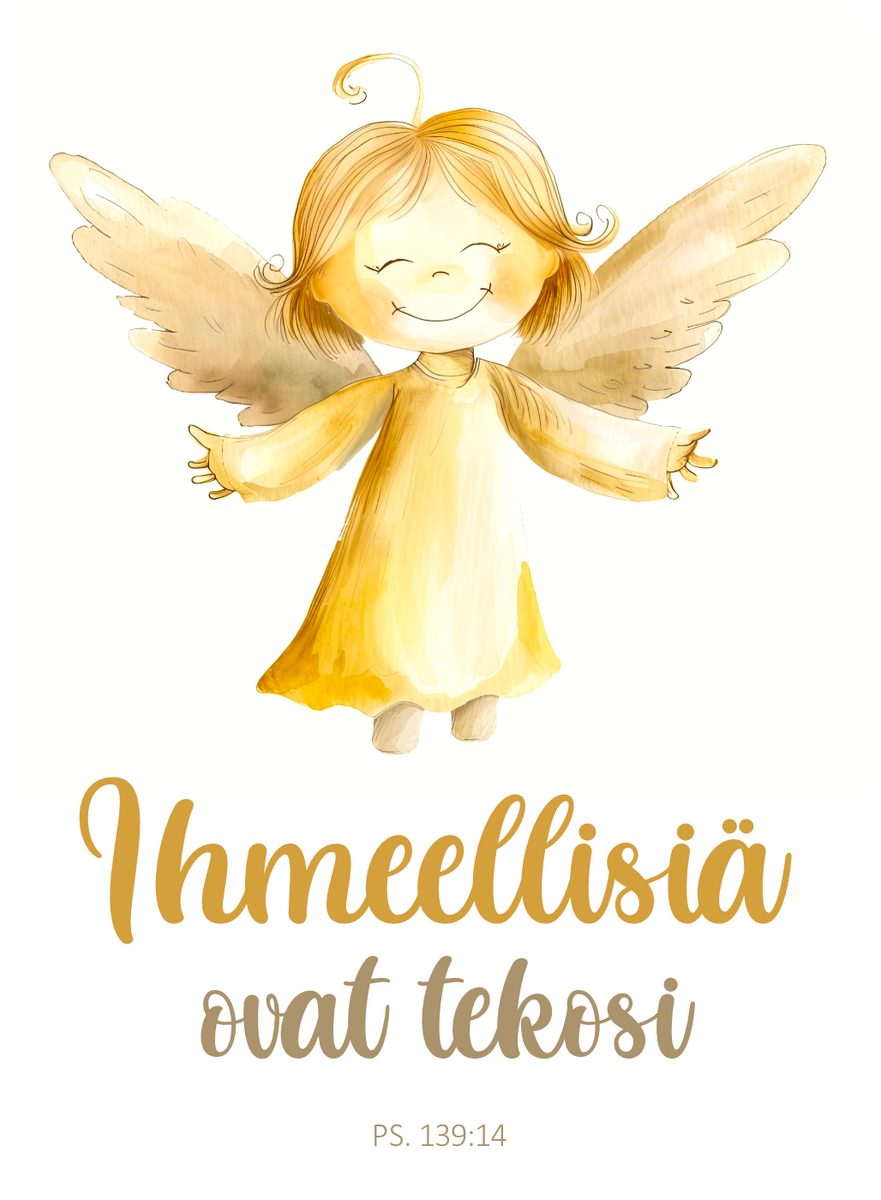 Magneetti "Ihmeellisiä ovat tekosi."