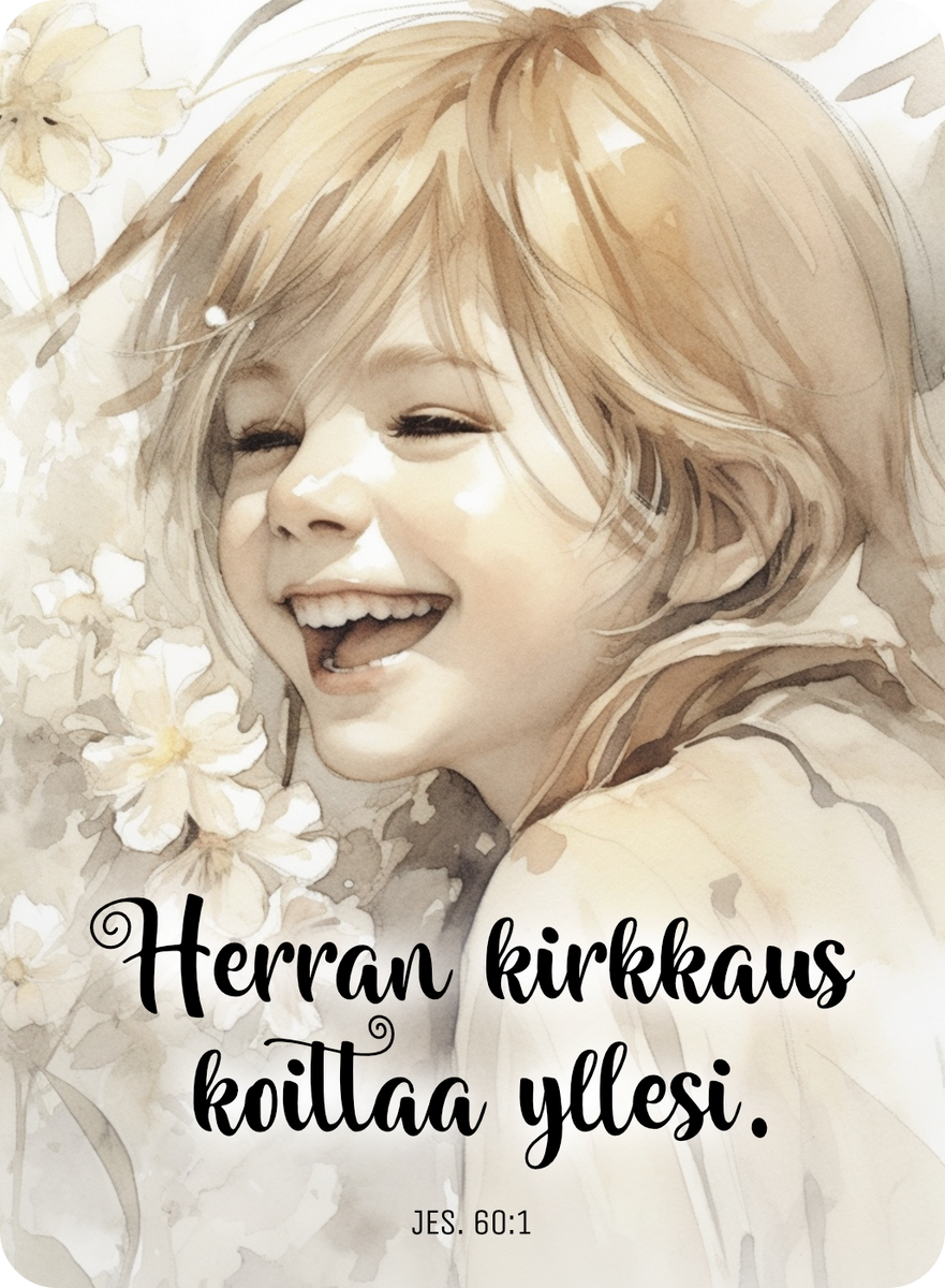 Magneetti "Herran kirkkaus koittaa yllesi."