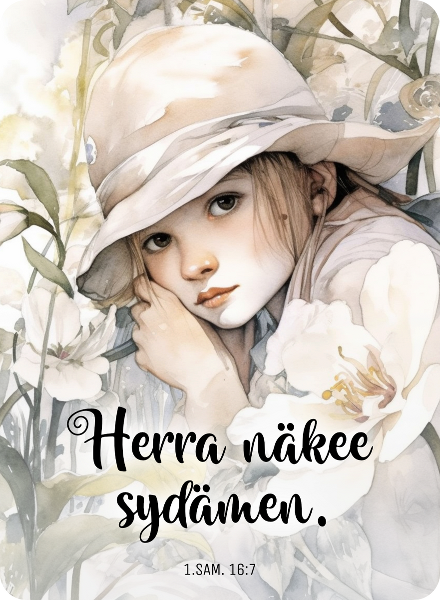 Magneetti "Herra näkee sydämen."