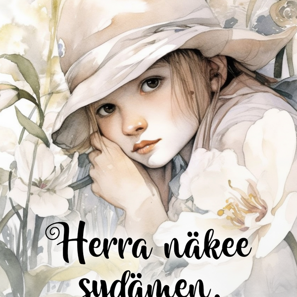 Magneetti "Herra näkee sydämen."