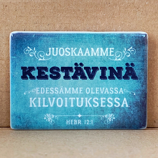 Magneetti "Juoskaamme kestävinä"