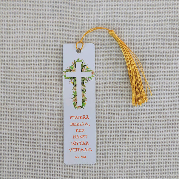 Kirjanmerkki "Etsikää Herraa"