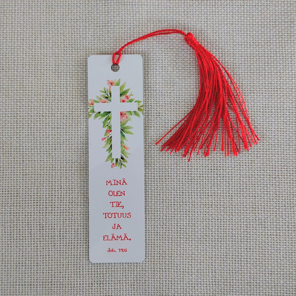 Kirjanmerkki "Minä olen tie, totuus ja elämä"