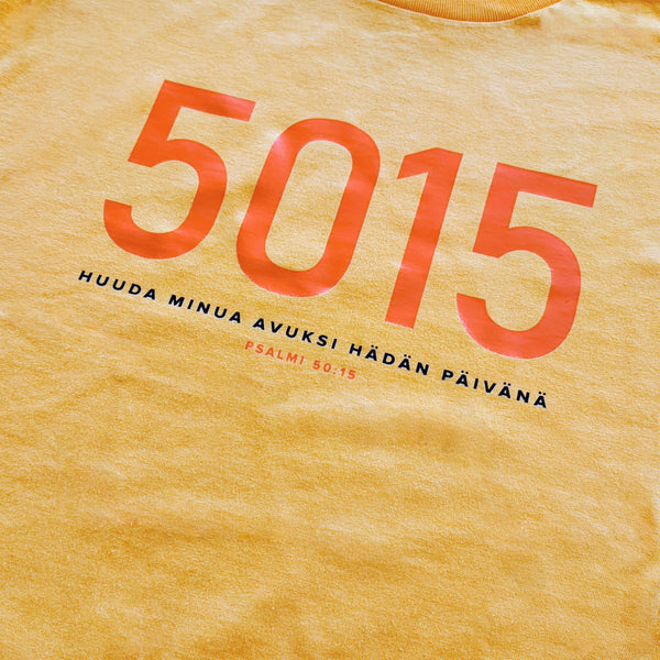 T-paita Jumalan puhelinnumero "5015"