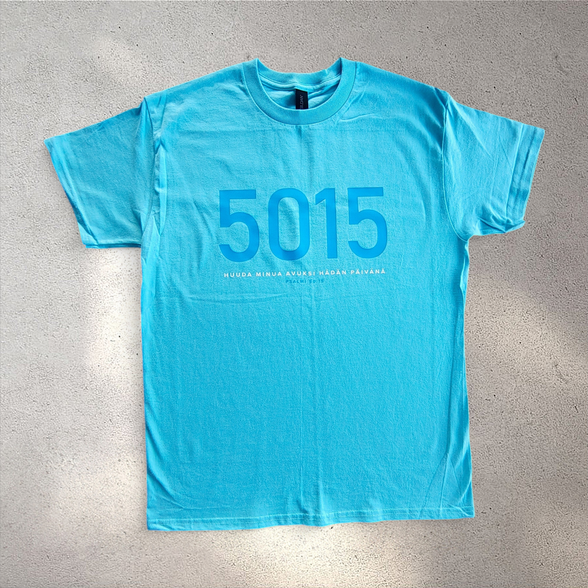 T-paita Jumalan puhelinnumero "5015"