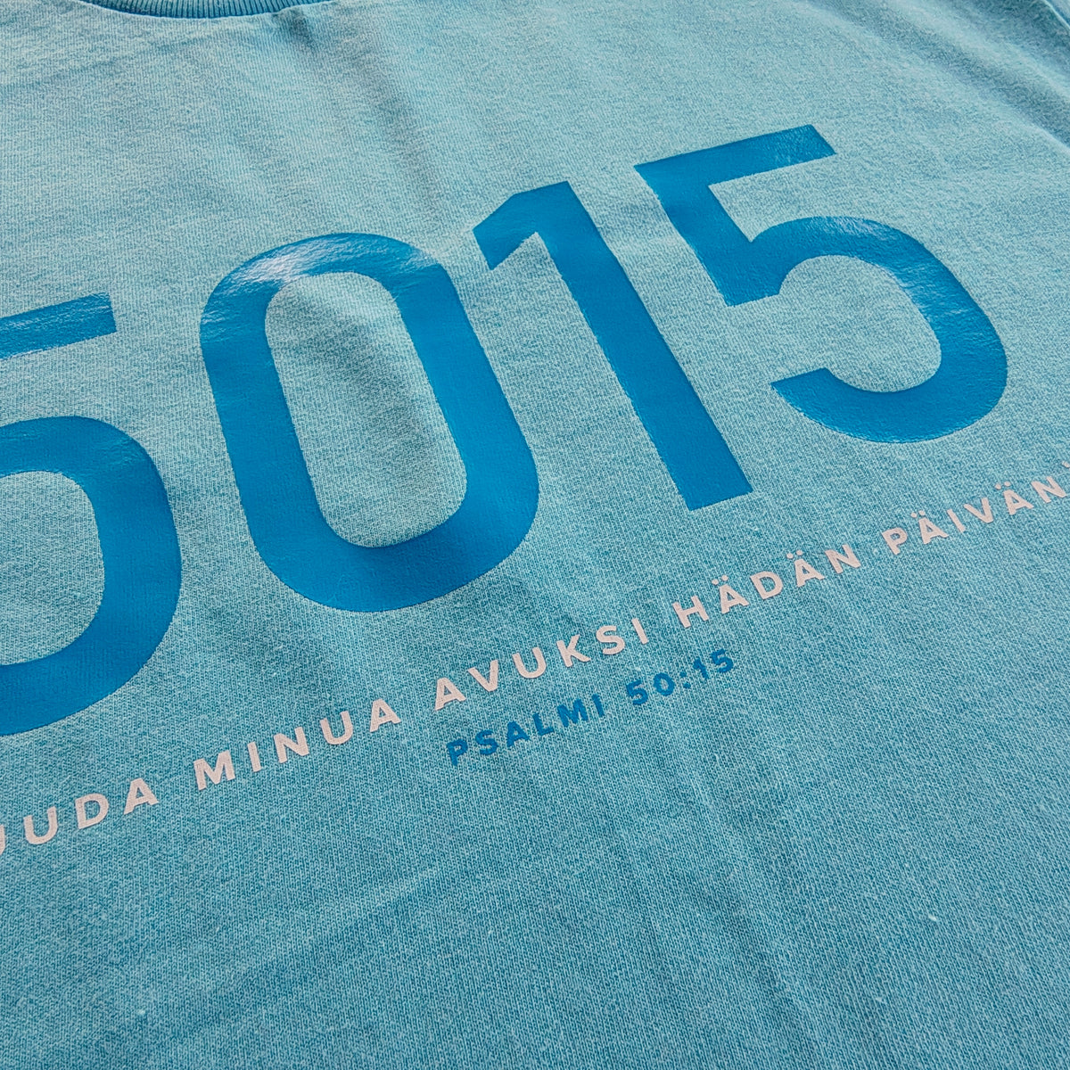 T-paita Jumalan puhelinnumero "5015"