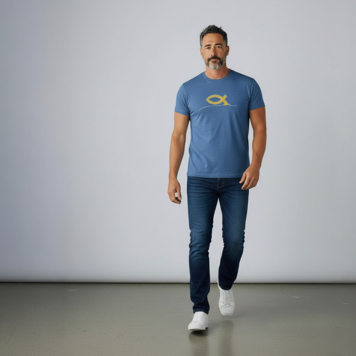 T-paita "Kala" - KULTAINEN