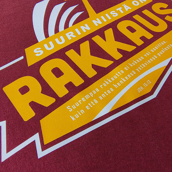 T-paita "Suurin niistä on rakkaus"